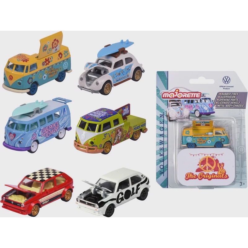Majorette - Volkswagen  The Originals Deluxe Cars (Assortment)