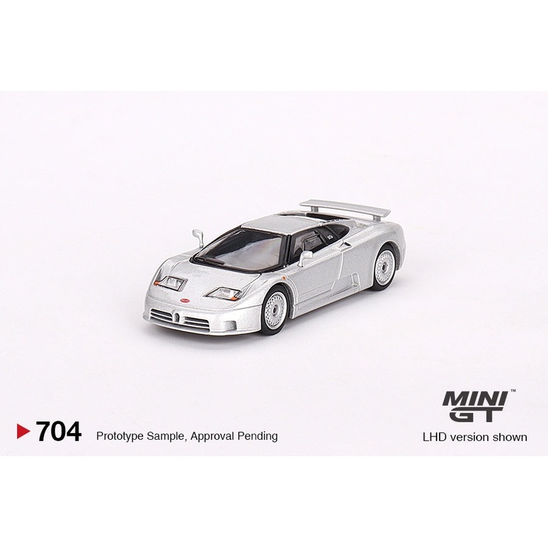 Mini GT - 1/64 Bugatti EB110 GT (Grigio Chiaro)