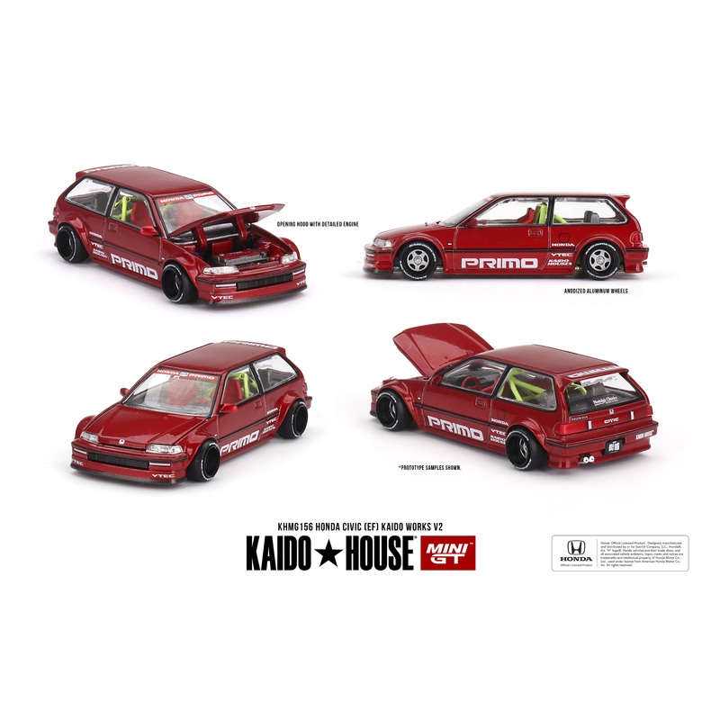 Mini GT - 1/64 Honda Civic (EF) V2 (Kaido Works)