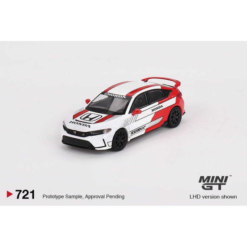 Mini GT - 1/64 Honda Civic Type R #2 2023 Pace Car (White)
