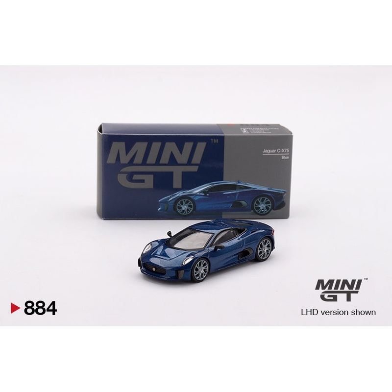 Mini GT - 1/64 Jaguar C-X75 Blue