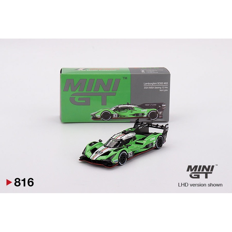 Mini GT - 1/64 Lamborghini SC63 #63 Iron Lynx 2024