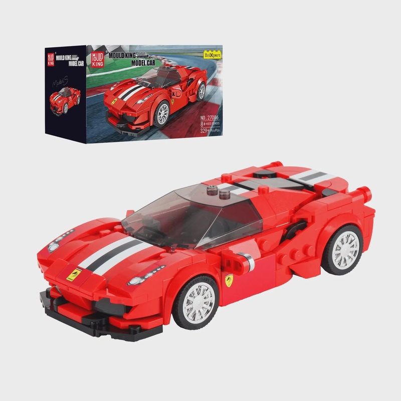 Mould King - 488 GTB + Showcase (15.4cm)(Ferrari 488 GTB)