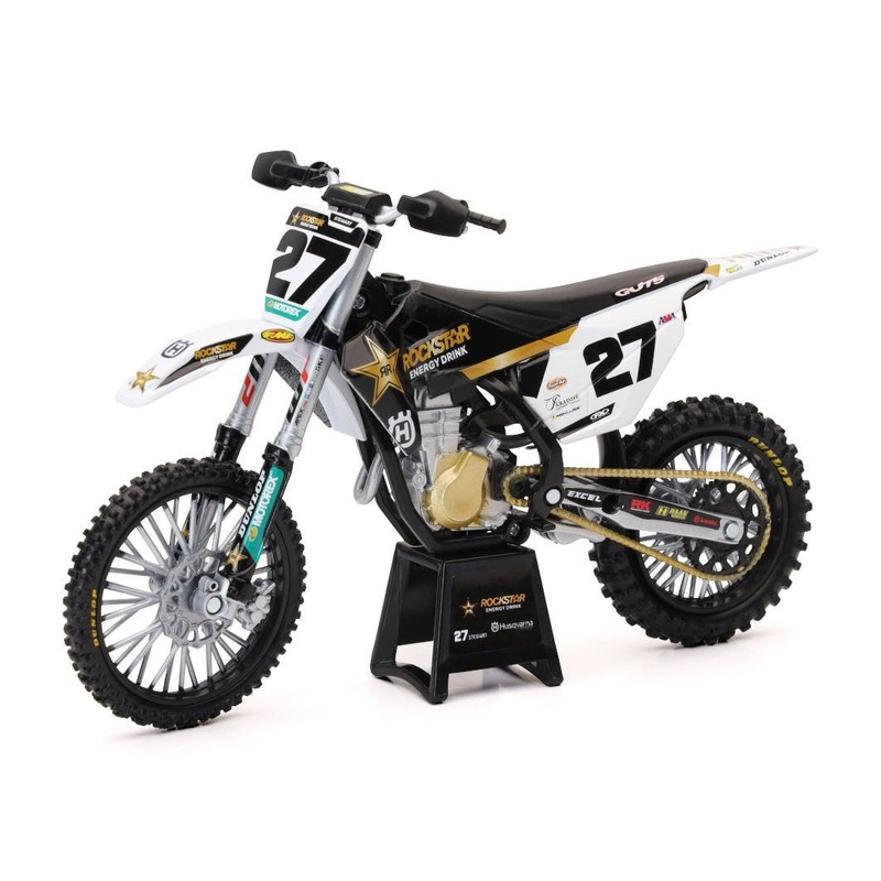 NewRay - 1/12 Rock Star Husqvarna FC450 2022 #27 M. Steward