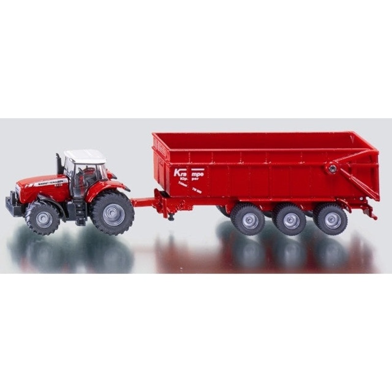 Siku - 1/87 Massey Ferguson with Trailer