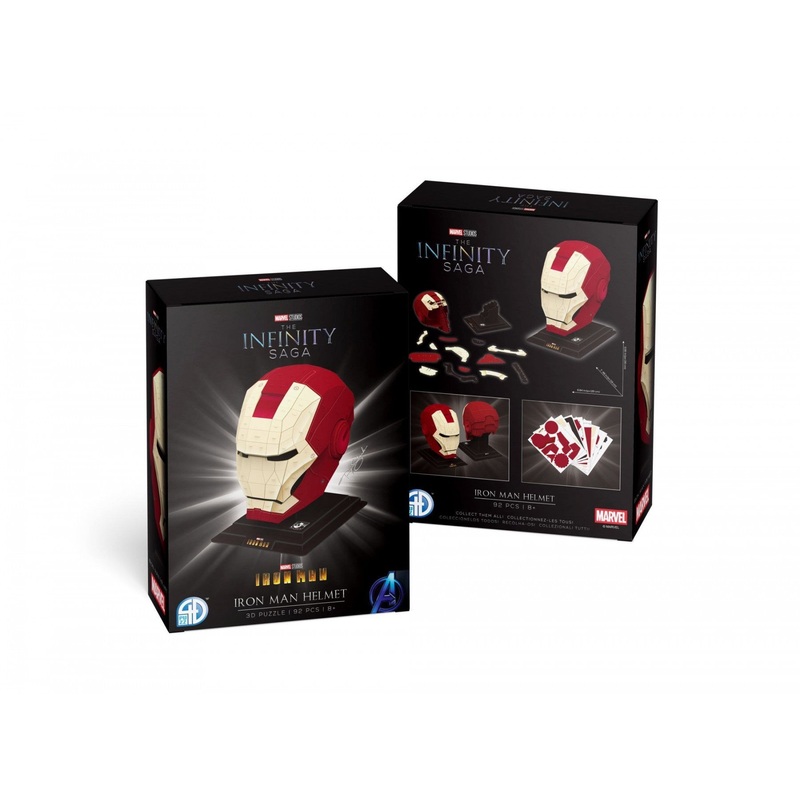 4D - Marvel Iron Man Helmet #1 Gold & Red (92pcs) (3D)