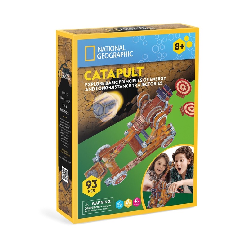 Cubic Fun - National Geographic - Slingshot Catapults (93pcs) (3D)