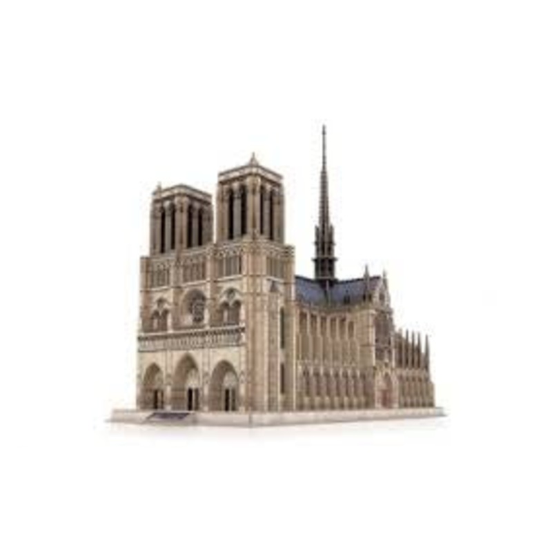Cubic Fun - Notre Dame de Paris (France) (293pcs) (3D)