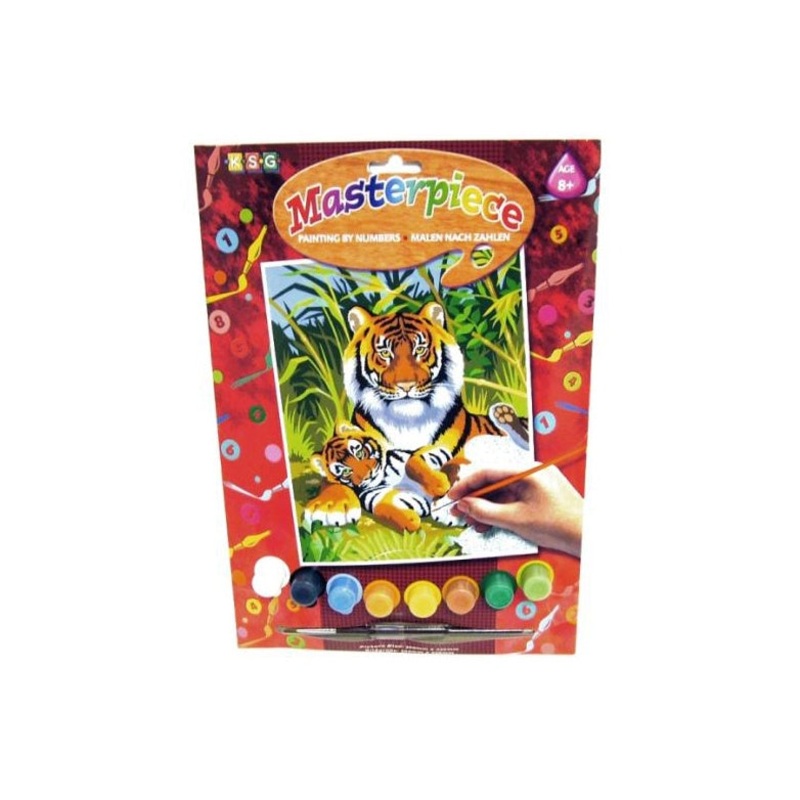 KSG - Paint By Numbers Junior - Tigers
