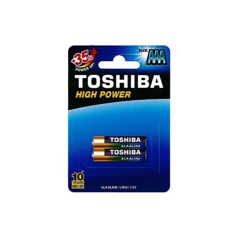 Toshiba - AAA HP Alkaline Batteries (2)