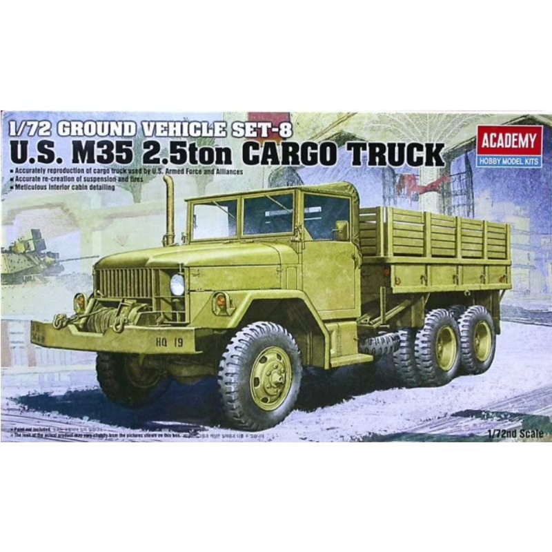 Academy 1/72 US M35 2.5ton Cargo Truck 13410