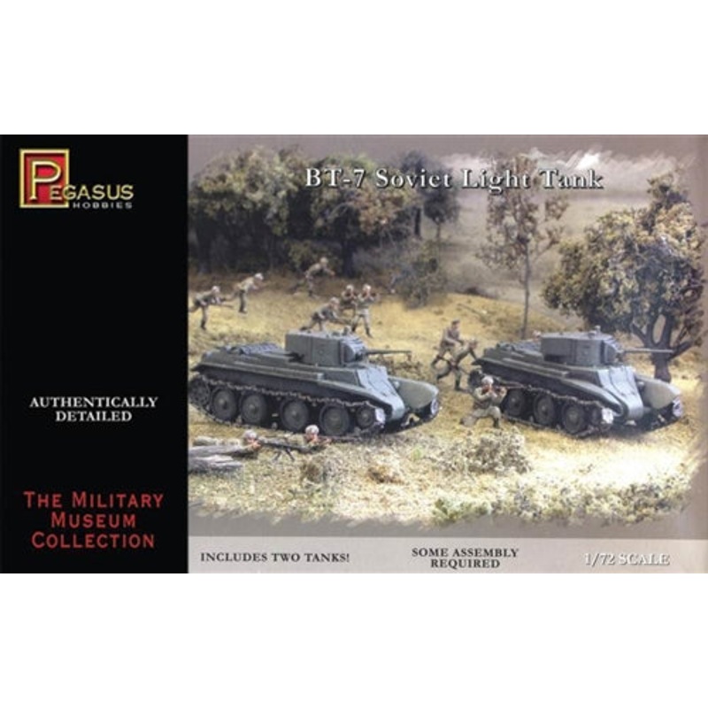 BT-7 Light Tanks (2 per box) 1:72