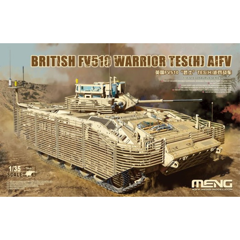 Meng Model 1/35 British FV510 Warrior TES(H) AIFV Kit