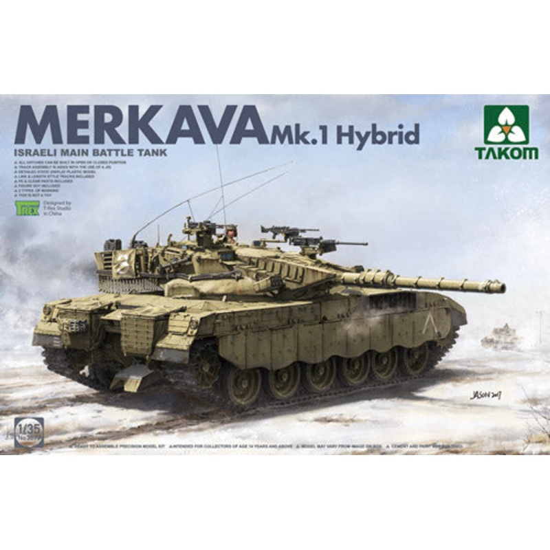 Takom 1/35 Israeli main Battle Tank Merkava 1 Hybrid 02079