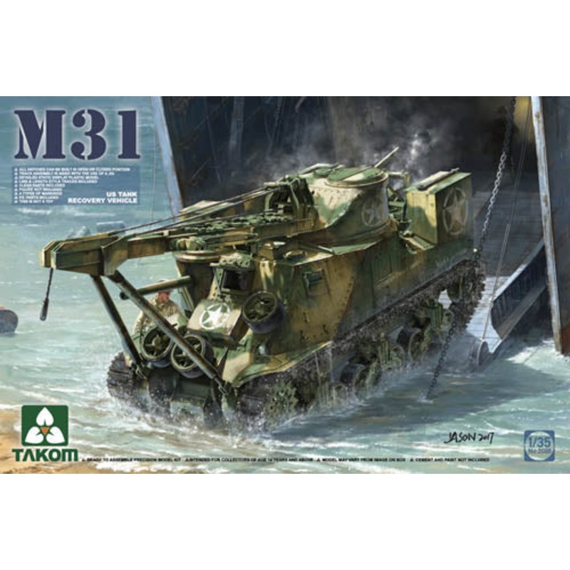 Takom 1/35 M31 US Tank Recovery Vehicle 02088