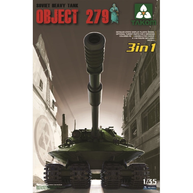 Takom 1/35 Object 279 Soviet Heavy Tank (3 in 1) 02001