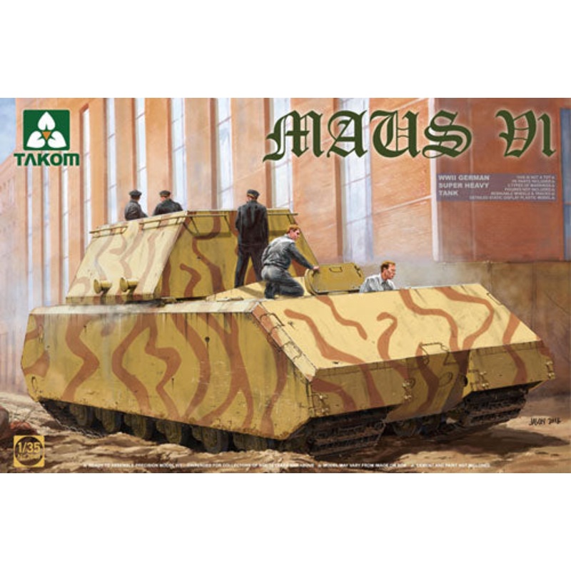 Takom 1/35 WWII German Super Heavy Tank Maus V1 02049