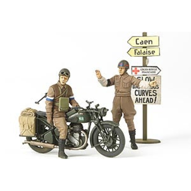 Tamiya 1/35 BSA M20 Motorcycle w Military Police 35316