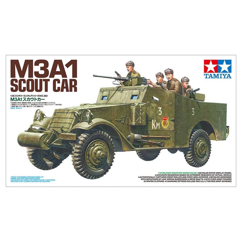 Tamiya 1/35 M3A1 Scout Car (Rusian/U.S.)
