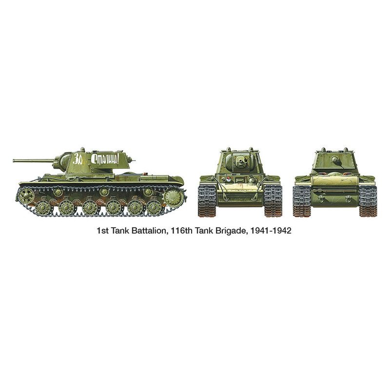 Tamiya 1/35 Russian Heavy Tank KV-1 Model 1941 Early Production 35372
