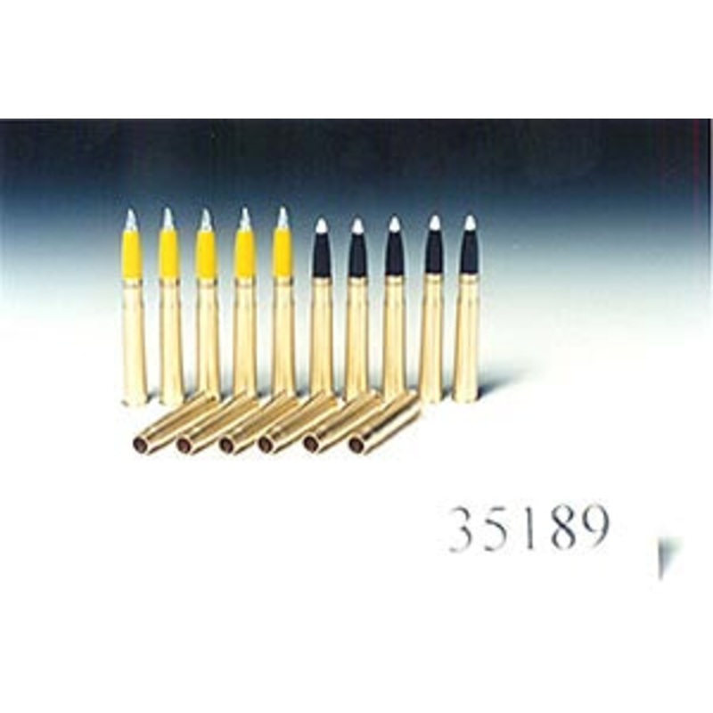 Tamiya 1/35 Tiger I Brass 88mm Projectiles 35189