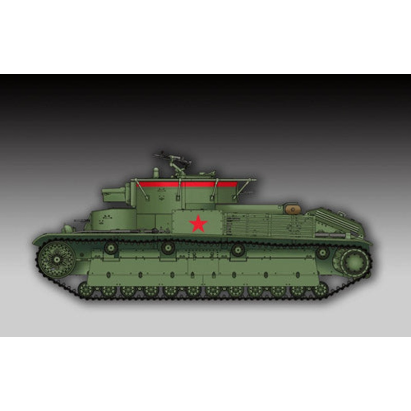 Trumpeter 1/72 Soviet T-28 Medium Tank (Welded) 07150