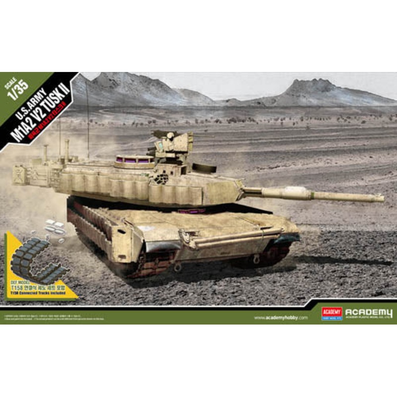 US Army M1A2 Tank V2 TUSK II 1:35