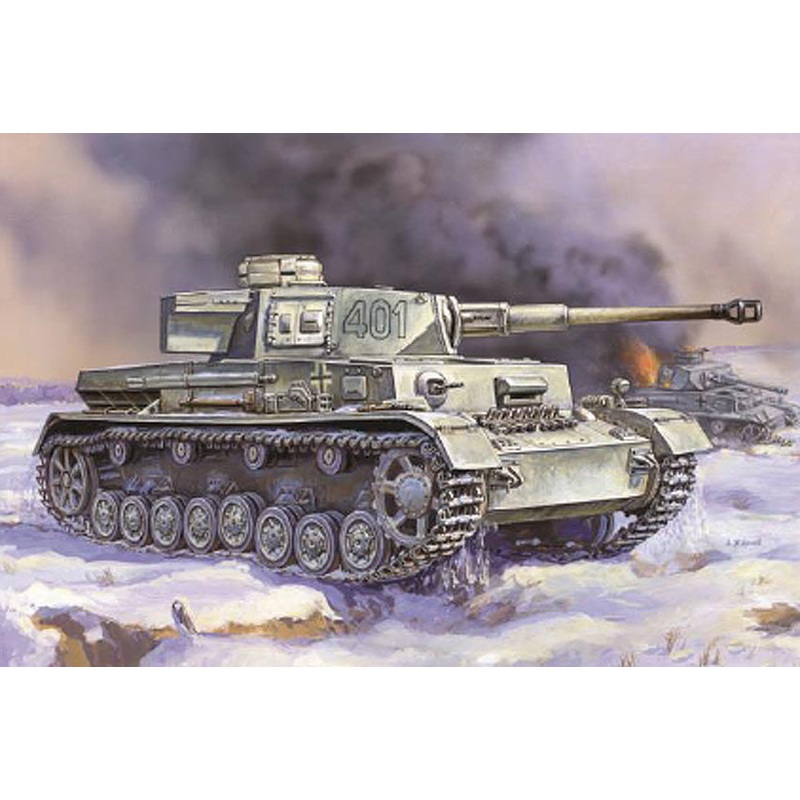 Zvezda 1/100 PANZER IV LONG GUN 6251