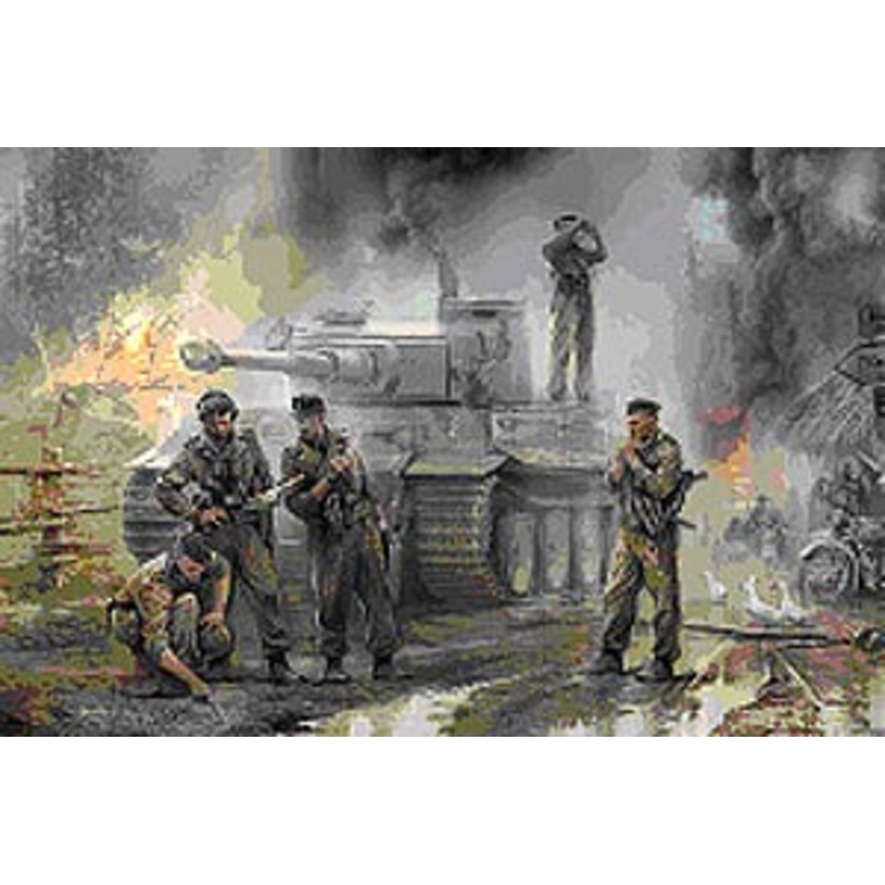 Zvezda 1/35 German Tank Crew WWII Late (1943-1945) 3614