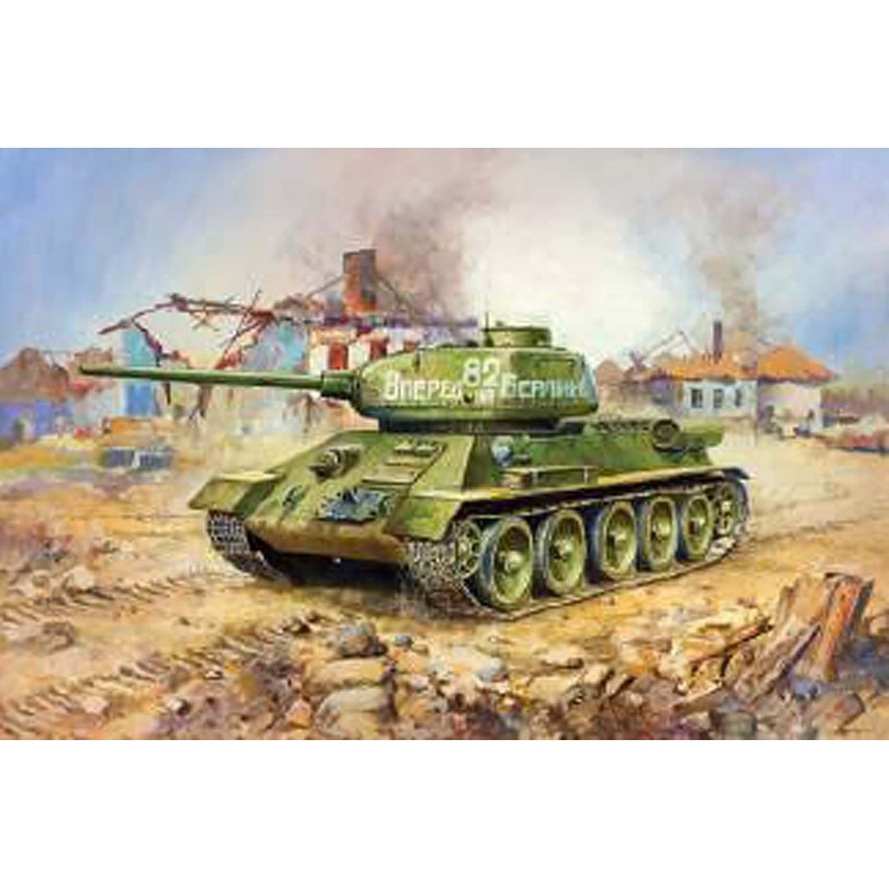Zvezda 1/72 T-34/85 SOVIET MED TANK WWII 5039