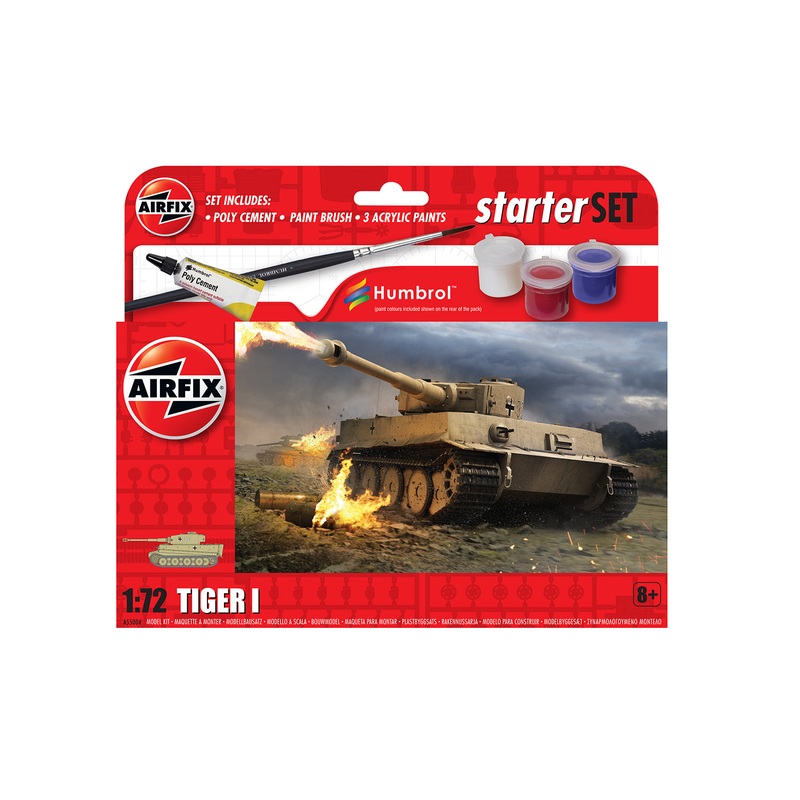 Airfix 1/72 Tiger 1 Starter set A55004