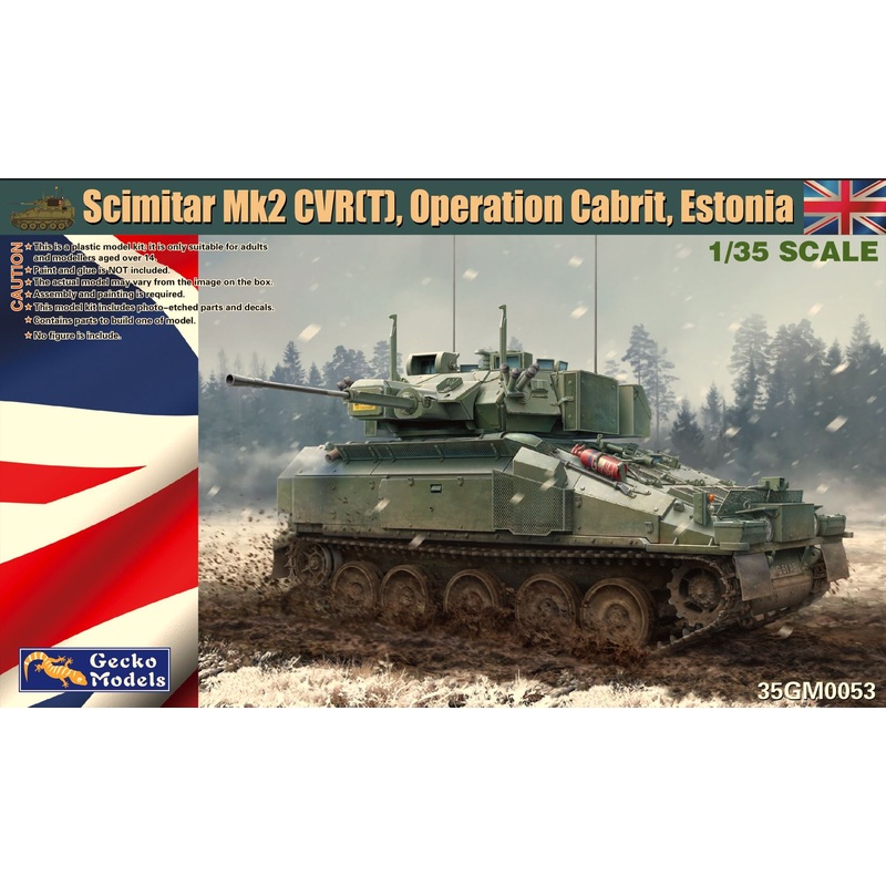 GECKO MODELS 1/35 BRITISH SCIMITAR II IN ESTONIA 35GM0053