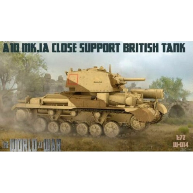 IBG WOLRD AT WAR 1/72 BRITISH A10 CS CLOSE SUPPORT TANK KIT