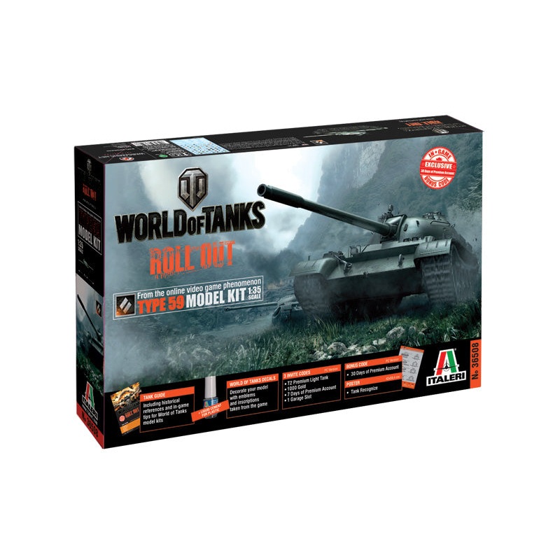 Italeri 1/35 World of Tanks - Type 59 IT36508