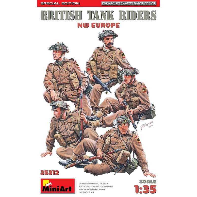 MiniArt 1/35 British Tank Rider North West Europe Special Edition