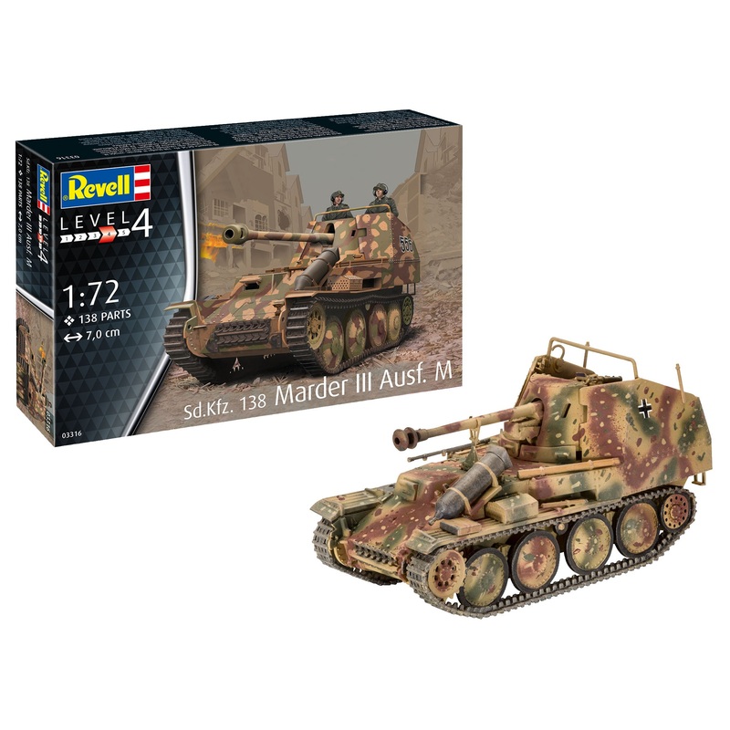 Revell 1/72 Sd.Kfz. 138 Marder III Ausf. M 03316