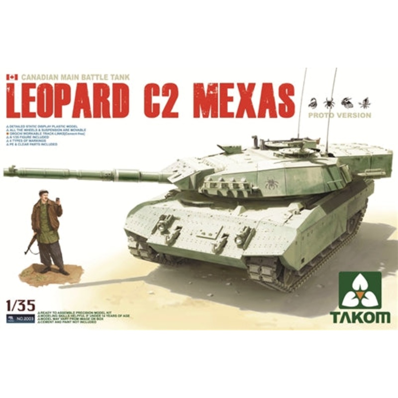 Takom 1/35 Leopard C2 MEXAS Canadian MBT 02003