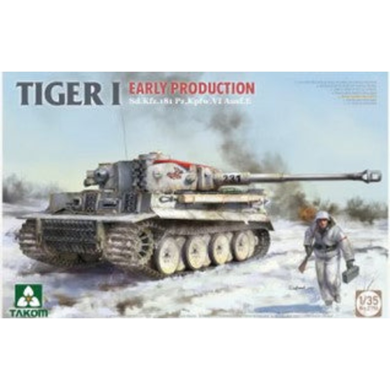 Takom 1/35 Tiger I (Early Production) Sd.Kfz.181 Pz.Kpfw.VI Ausf.E Kit 2196