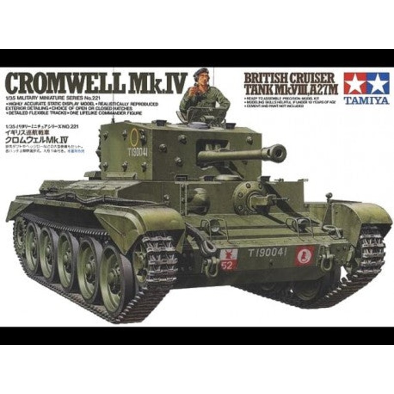 Tamiya 1/35 Cromwell Mk.IV British Cruiser Tank Mk.VIII A27M 35221