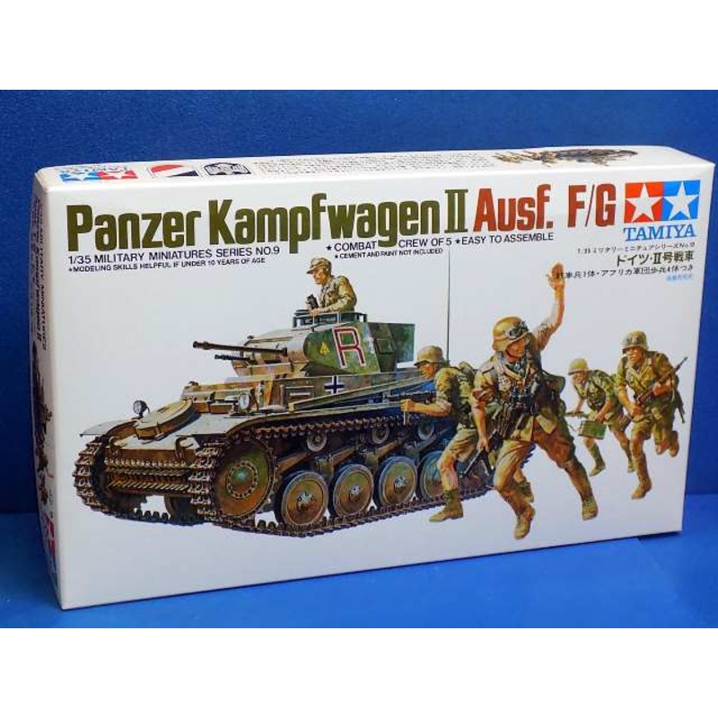 Tamiya 1/35 German Panzerkampfwagen II Aus F/G 35009