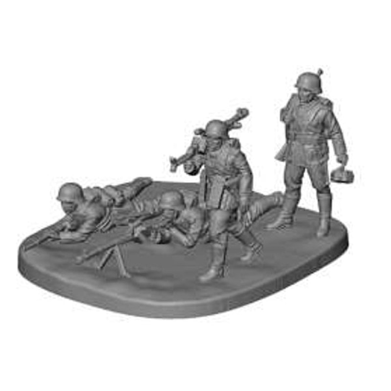 Zvezda 1/72 GERMAN WWII ANTI TANK TEAM 6216