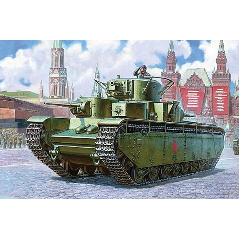 Zvezda 1/72 SOVIET HEAVY TANK T-35 5061
