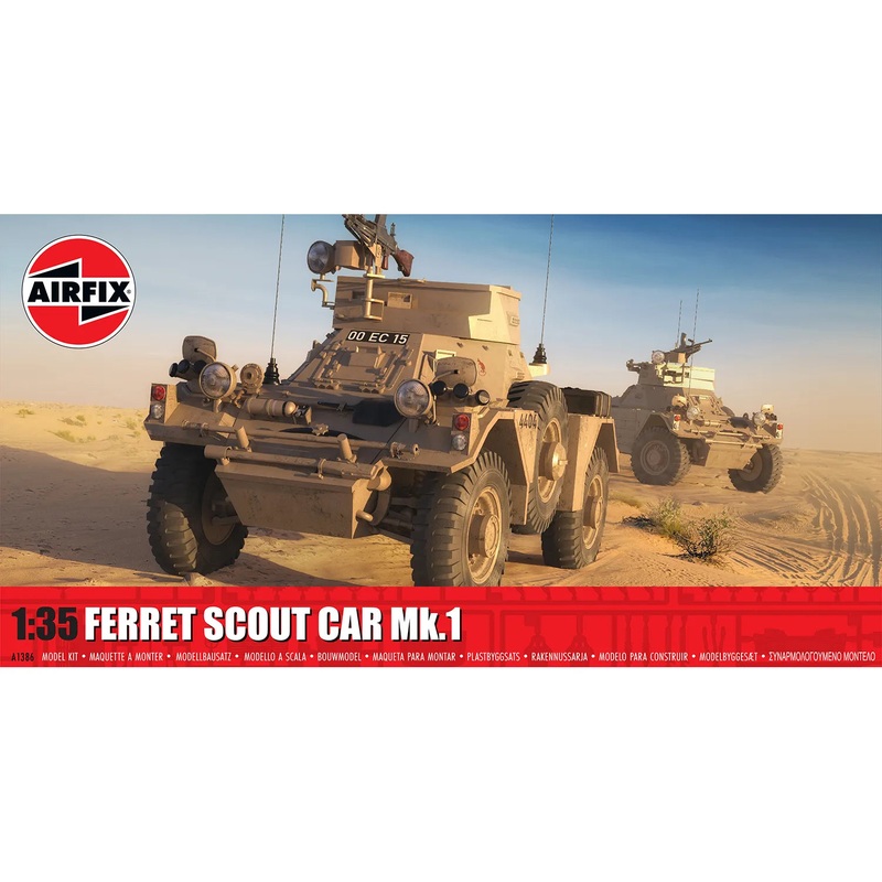 Airfix 1/35 Ferret Scout Car Mk.1 Kit  A1386