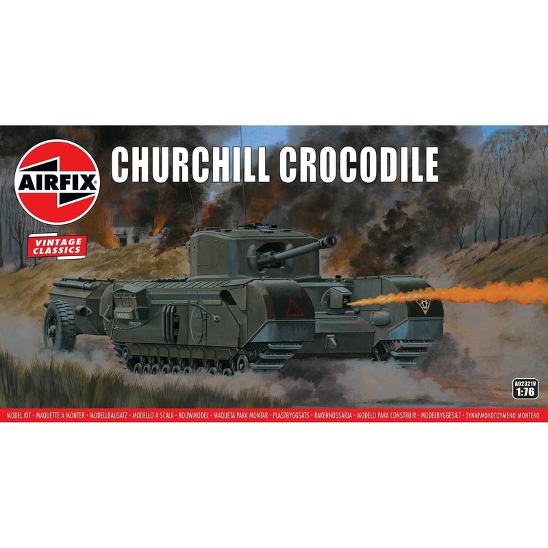 Airfix 1/76 Churchill Crocodile Tank Kit 02321