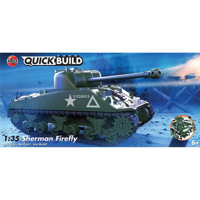 Airfix QUICKBUILD 1:35 Sherman Firefly Kit J6042