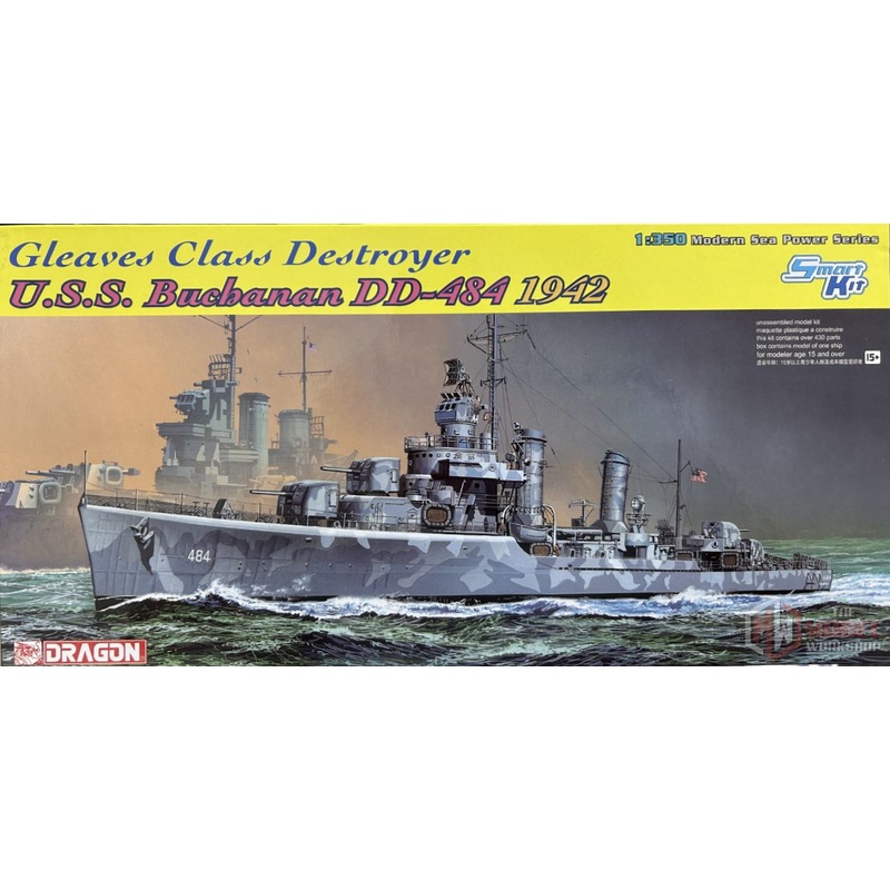 Dragon 1/35 U.S.S. Laffey DD-459 Benson Class Destroyer 1942 Kit D1026
