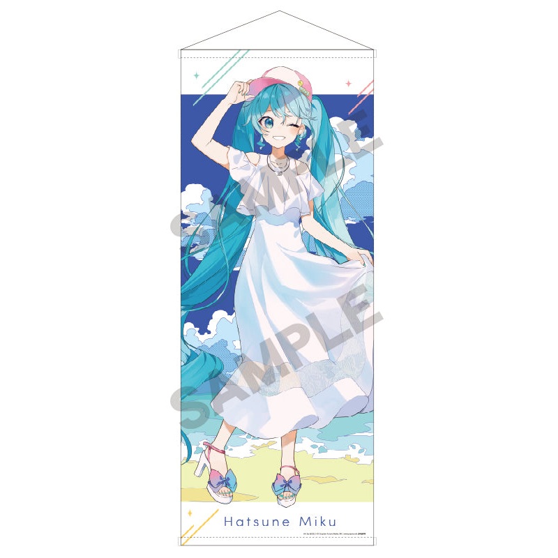 Hatsune Miku Crux Life Size Tapestry White Dress