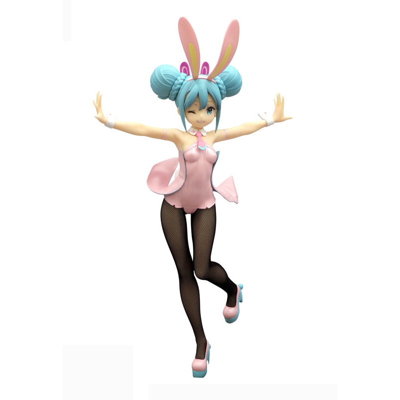 Hatsune Miku FuRyu BiCute Bunnies Figure -Wink Pearl Pink Color ver.-