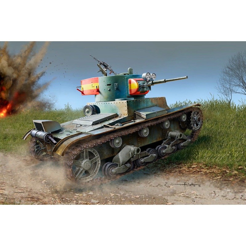 HobbyBoss 1/35 Soviet T-26 Light Infantry Tank Mod.1936/1937 Kit 83810
