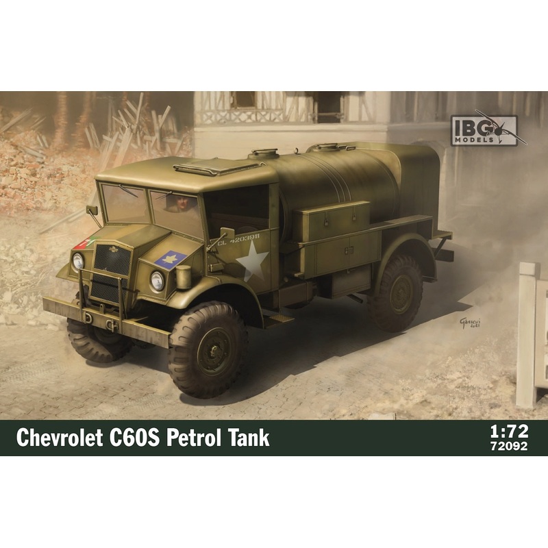 IBG 1/72 Chevrolet C60S Petrol Tank Kit 72092